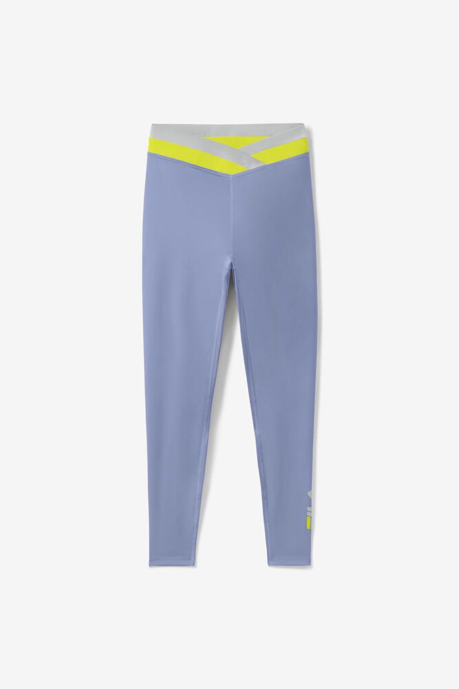 Fila Pants Womens Blue Peerless 7/8 Legging - Ireland 93460-BUTO